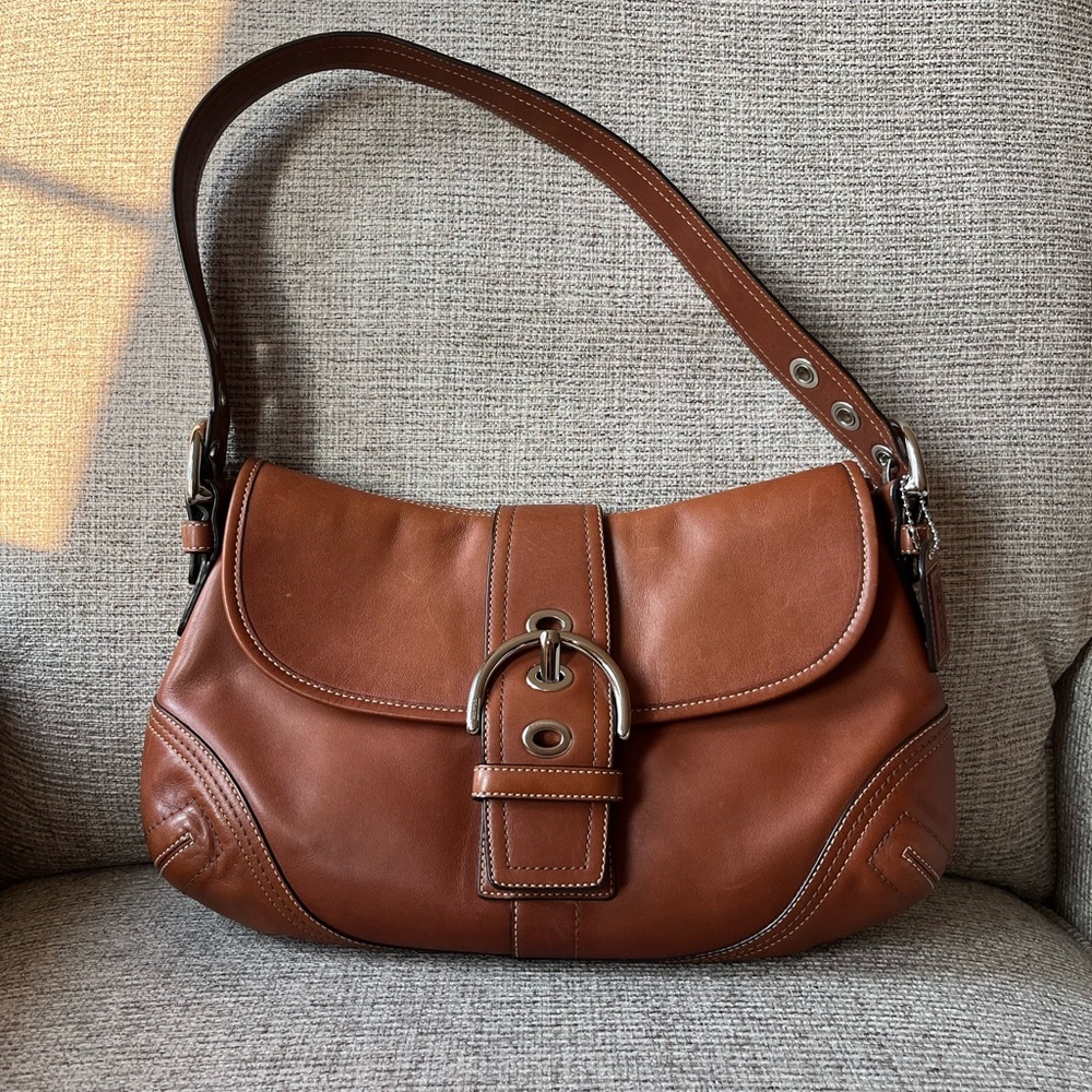 Coach Brown Leather Soho Bag F10192